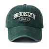 2024 High Quality Brooklyn Embroidery Snapback Hat for Men Vintage Black Green Washed Baseball Caps for Women Gorras Hombre 1