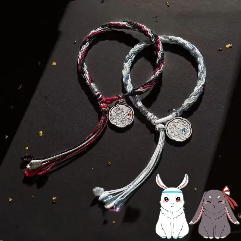

Anime Mo Dao Zu Shi Cosplay Grandmaster of Demonic Cultivation Wei WuXian Lan WangJi Lover Bracelet Rope Chain Pendant Bracelets