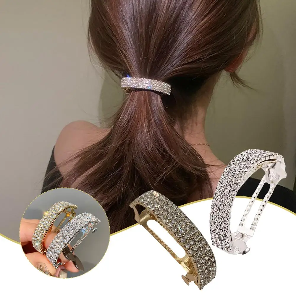 Low Ponytail Hairpin Spring Clip Anti-sagging Fixed Female Ponytail Hair Shark Artifact Buckle Hairpin Claws Accessorie Hea H6Z2