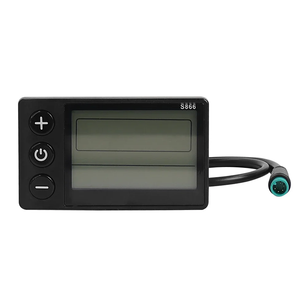 Für S866 Elektrische Fahrrad Display LCD Meter 24V 36V 48V für Kickscooter Control WP Stecker LCD Display Panels silikon Abdeckung Teile – Detail 8