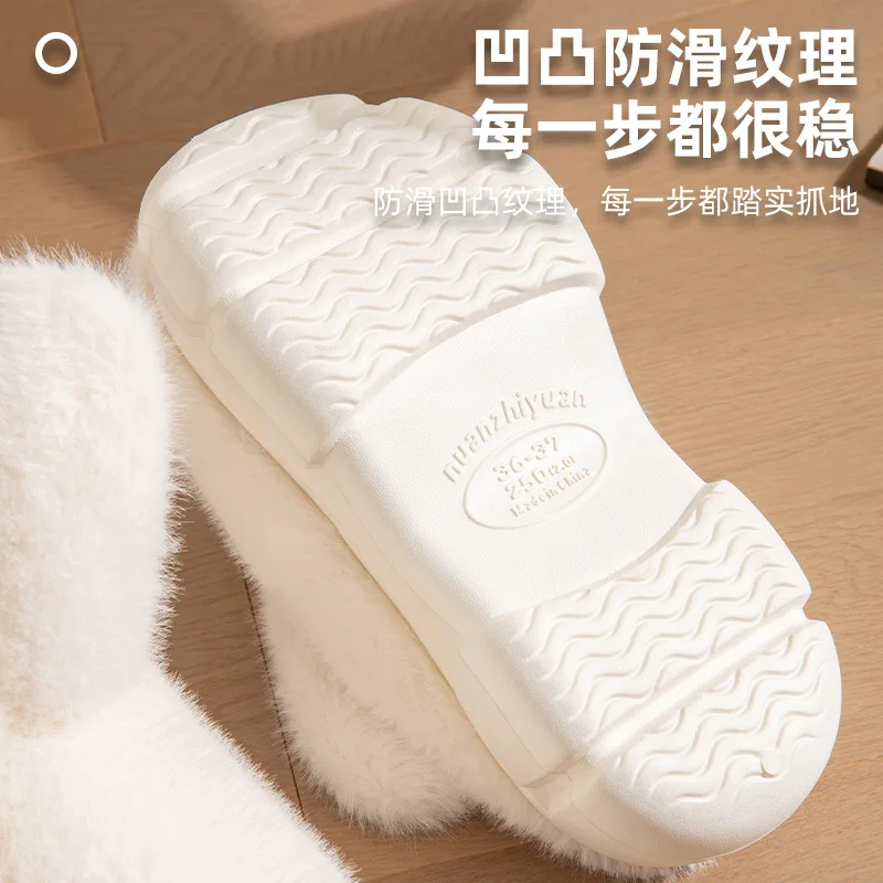 Pantofole invernali donna antiscivolo coniglietto
