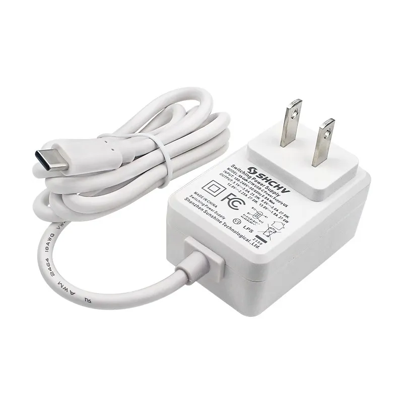 Raspberry Pi 5 PD 27W Power Supply 5.1V 5A USB Type C Power Adapter power adapter for EU US UK Plug Optional for Raspberry Pi 5/4B RPI 5