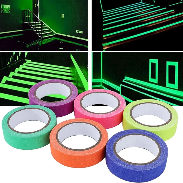 Fluorescent Tape Neon Reflective Tape Decorations Glow in