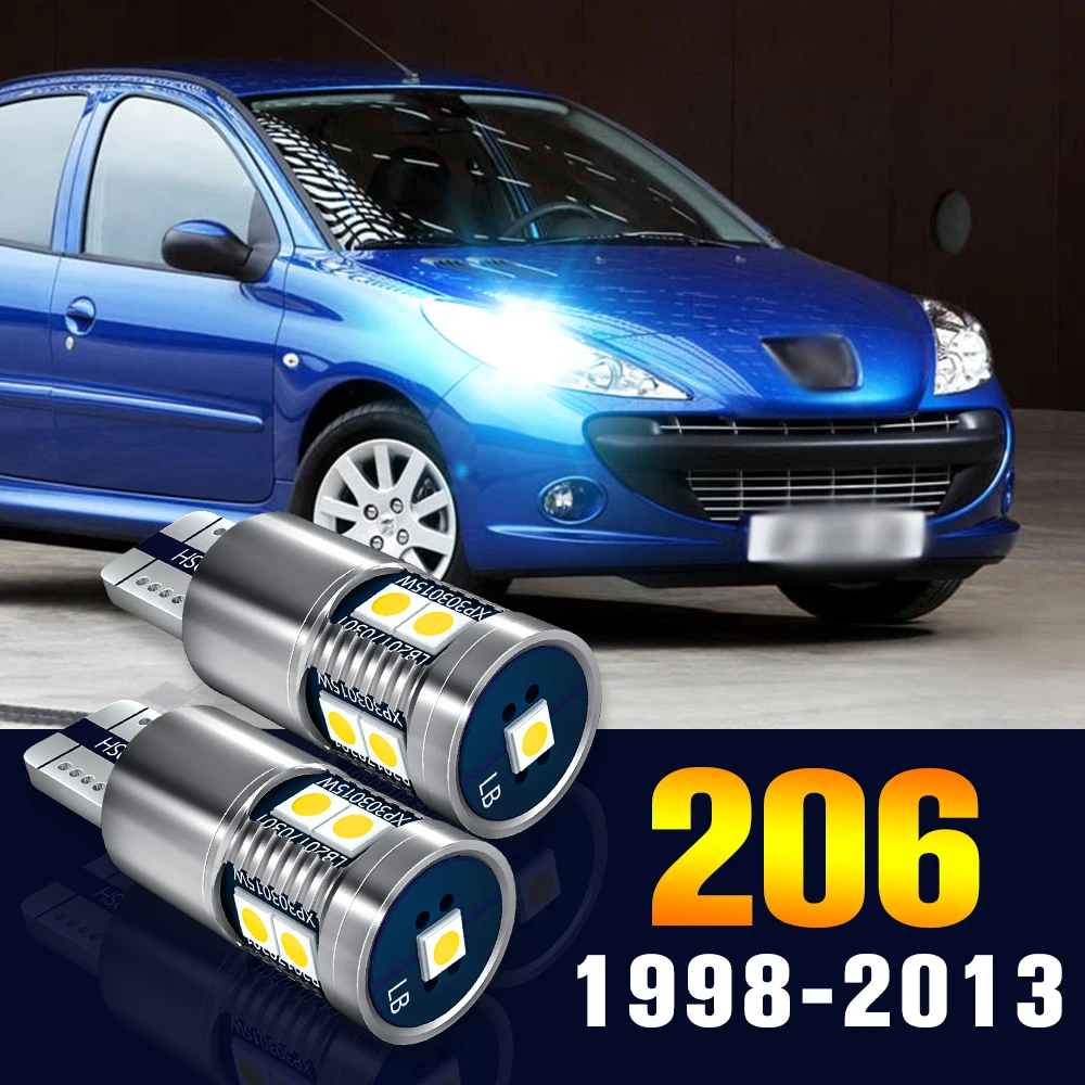 Led Ontruiming Gloeilamp Parking Lamp Voor Peugeot 206 206 + 2005 2006 2007 2009 2010 2011 2012 Accessoires - AliExpress
