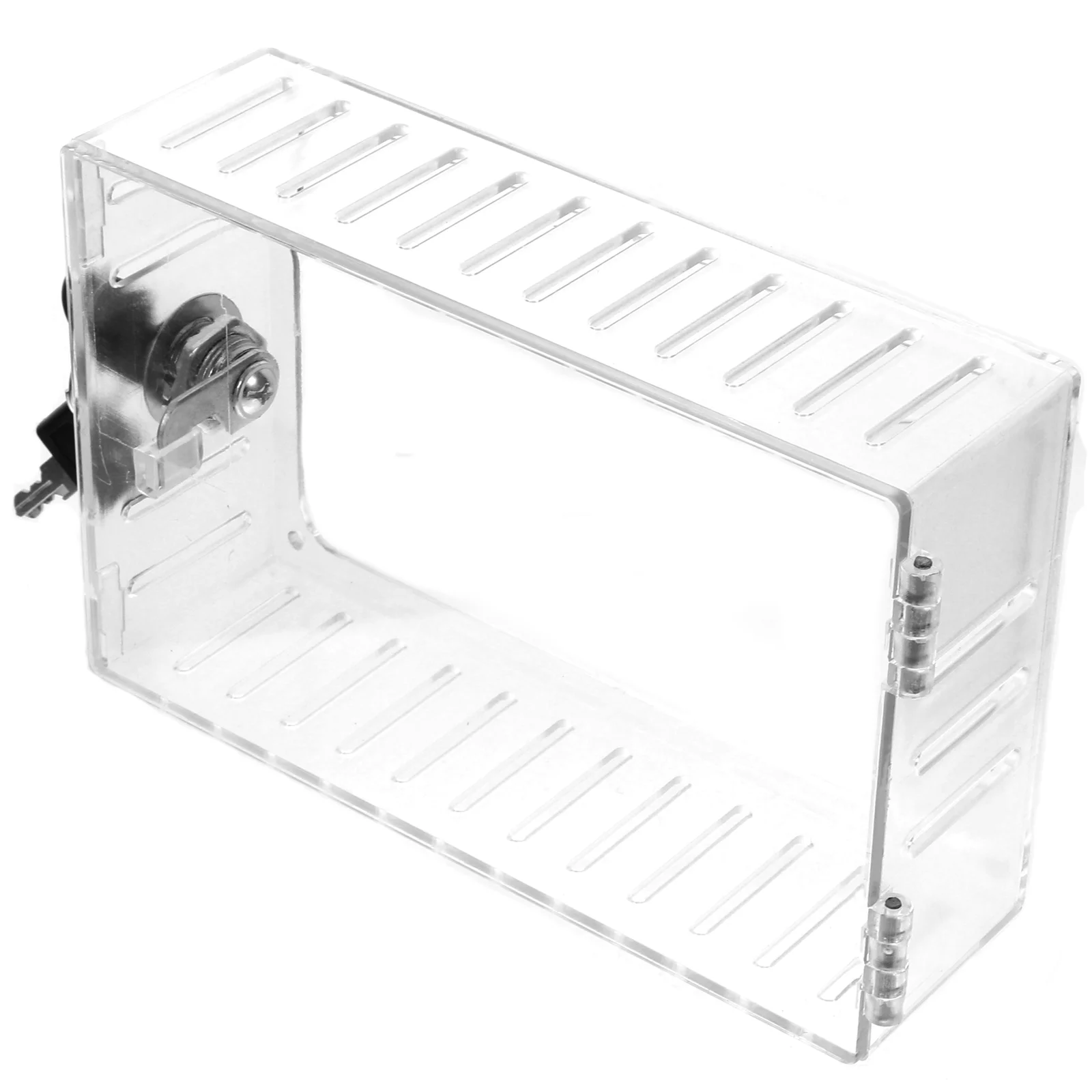 

Transparent Large Thermostat Protective Cover Lock Box with Key Supply Guard for Kraft Paper Enclosure Wall Plastic Accessory