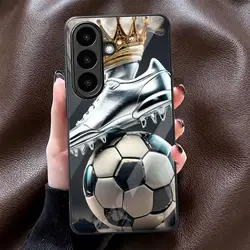 Football Wins Glass Phone Cover - Galaxy A03 Core (Mix06)