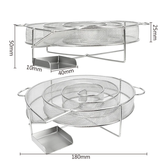 Rozsdamentes Acél Grill Nem Bot Grillező Kosár Kemping Bbq Fűtő Kályhák Steak Piknik Nettó Tűzifa Rack - Image 6