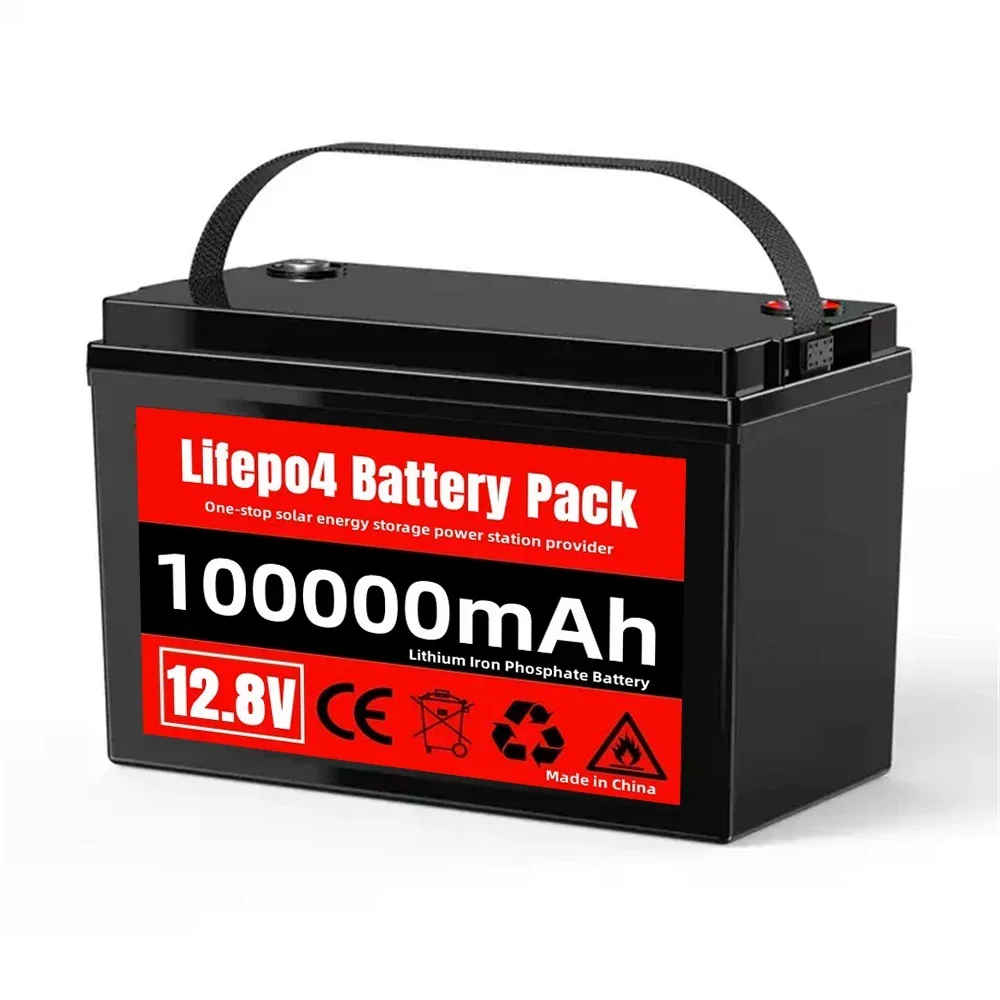

Brand New 12V 200Ah 100Ah LiFePO4 Battery 12.8V Lithium Iron Phosphate Suitable for RV Campers Off-road Solar Battery Pack