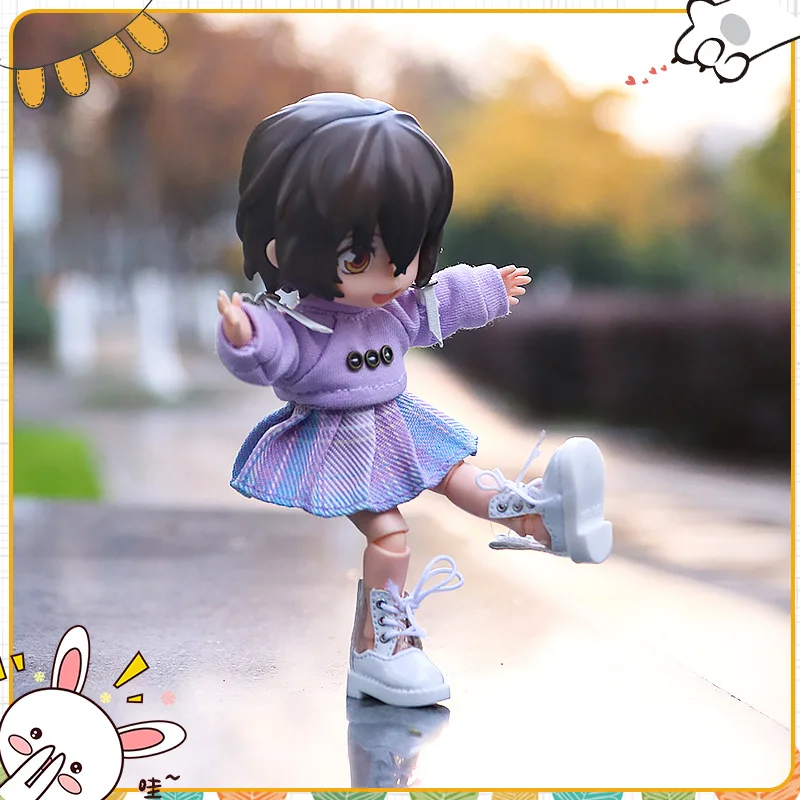 ob11 baby clothes bjd skirt Cute plaid skirt pleated skirt for obitsu11,GSC,1 / 12bjd doll clothes doll accessories Toy 2