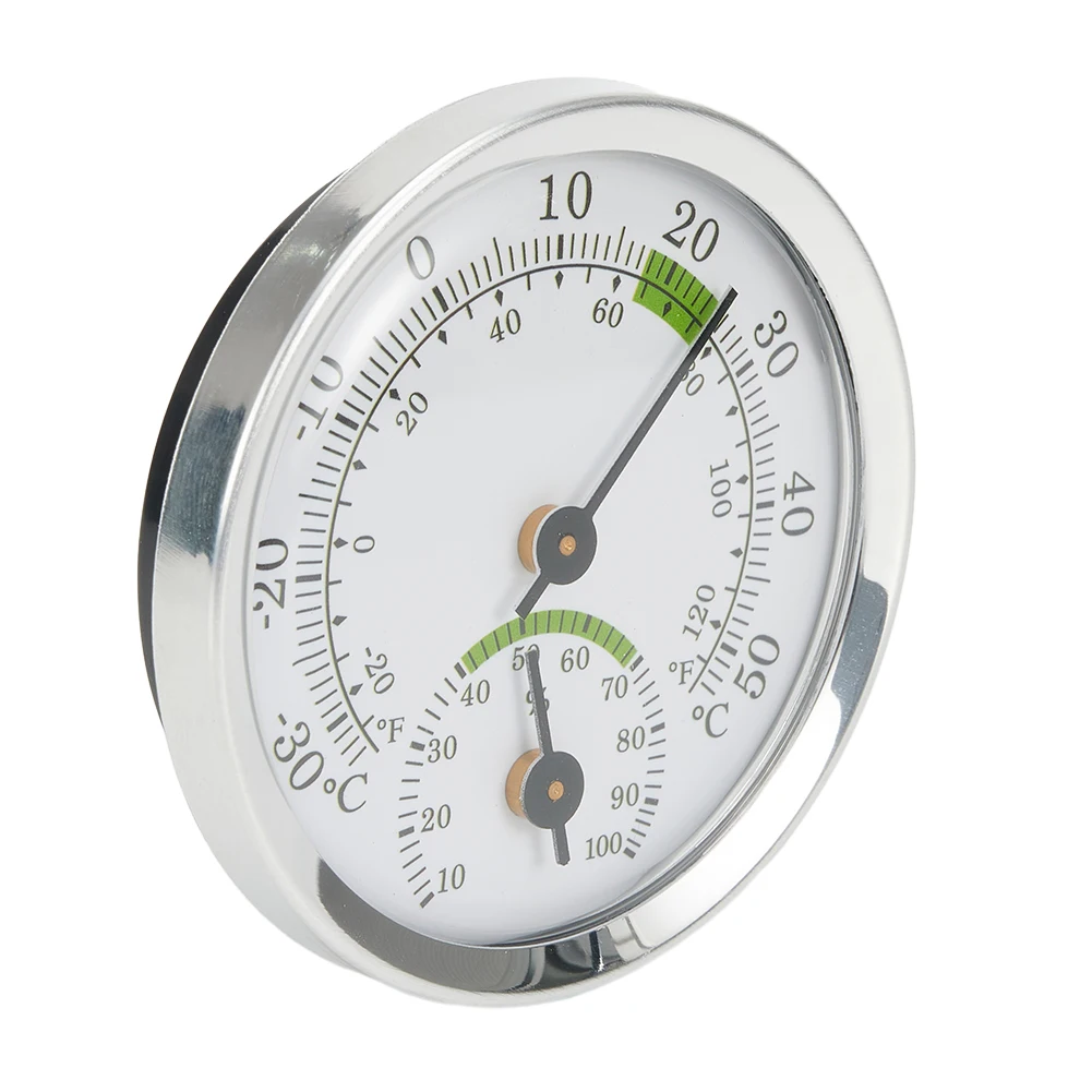 

Workshops Indoor Analog Thermometer Hygrometer Compact Houses Mini Household Wall Mounted Temperature Humidity