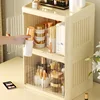 Dust-proof Cosmetic Organizer Foldable Makeup Storage Box Large Capacity Jewelry Nail Polish Cosmetic Container Makeup Organizer 5
