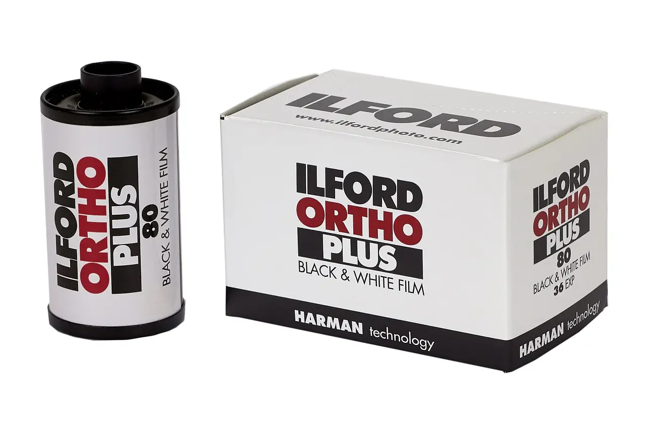 British ILFORD ORTHO 80 PLUS 135 Black&White M35 Color Separation Film 1/3/5/10 Rolls For 35mm Film（Expiration Date：2023.01）