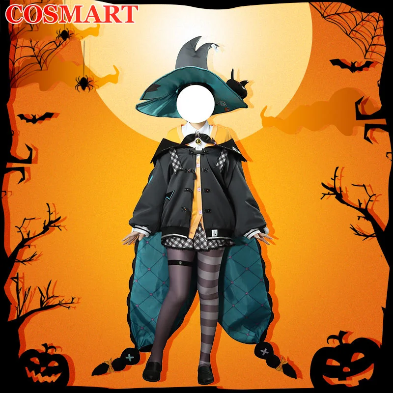 COSMART [사용자 정의] Vtuber Nijisanji Axia 크로네 핸섬 유니폼, 코스프레 의상, 할로윈 파티 복장, 역할 놀이 의류, 유니섹스