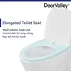 Elongated One Piece Toilets for Bathroom 1.1/1.6 GPF Dual Flush Toilet with Soft Close Comfortable Seat 12'' Rough-In Skirted 6