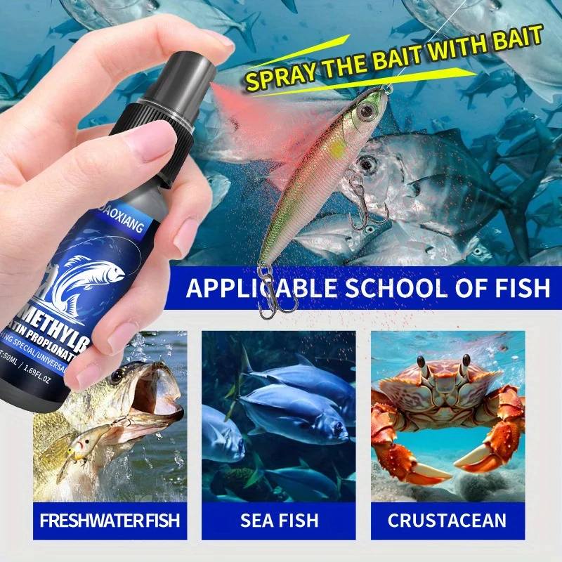 Premium Fish Attractant Spray - All-Water Fishing Essence, 50ml