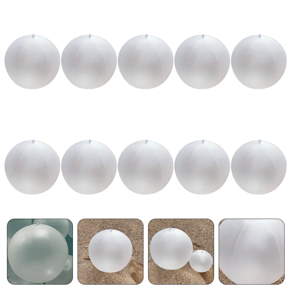 

10Pcs Multi-function Inflatable Balls Decorative Beach Balls Portable Kids Balls