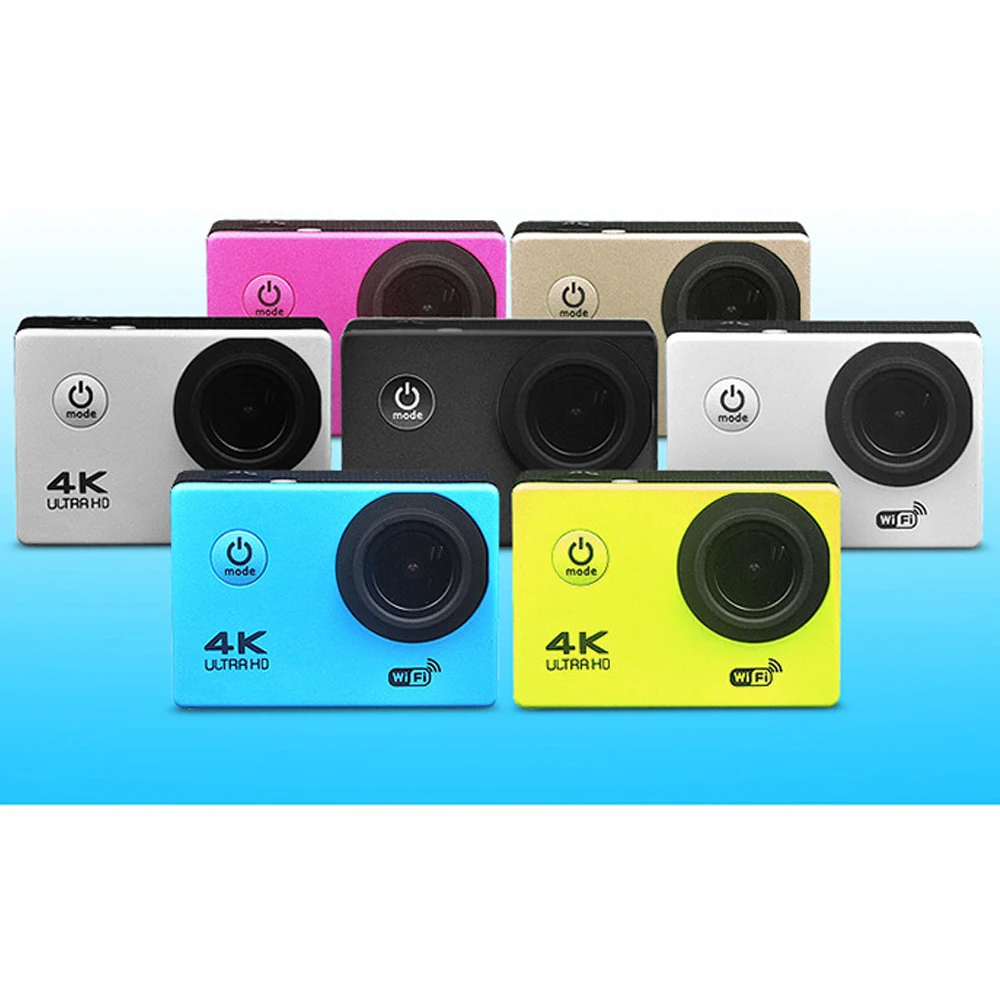 액션카메라 4K/30fps WiFi 2.0인치 카메라 방수 스포츠 비디오 카메라 원격 제어 야외 미니 카메라