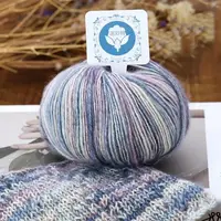 Super Soft Knitting Wool Yarn Manual Medium Thick Variegated Worsted Weight Yarn Multipurpose No Fading Hand Knitting Yarn Sock 2