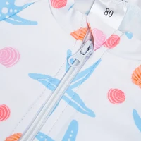 Happyflute Baby Girls Swimsuit Long Sleeve Swimming Wear Sweet Comfortable Beachwear For Children Summer Bathing Suits 0-3Years 2