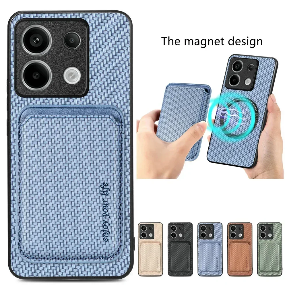 Luxury Leather Magnetic Detachable Card Holder Case