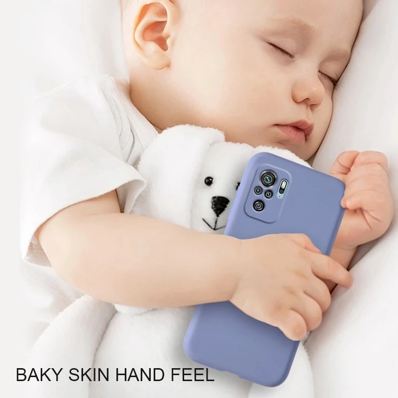 Redmi Note 10 Pro 케이스 용 새 원본 액체 실리콘 케이스 Redmi Note 11 10 Pro 11S 커버 쉘 Coque Soft TPU Back Fundas