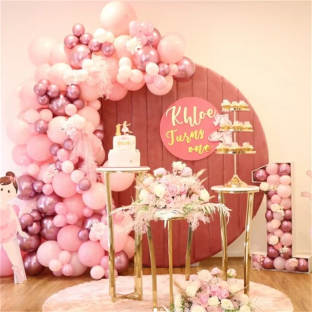 Dd Esküvői Háttérkép Állvány Keret Velvet 7Ft Háttér Dekoráció A Születésnapi Parti Rendezvényéhez Banner Eltávolítható Kerek - Image 5