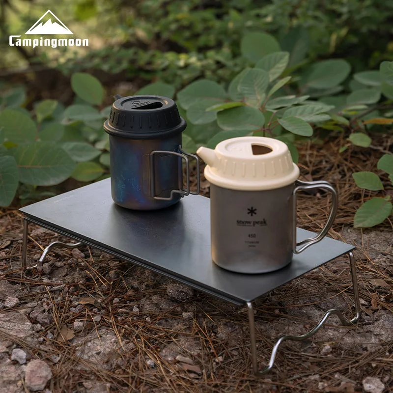 CAMPINGMOON S-GF-BK الأسود الغذاء الصف سيليكون كوب...