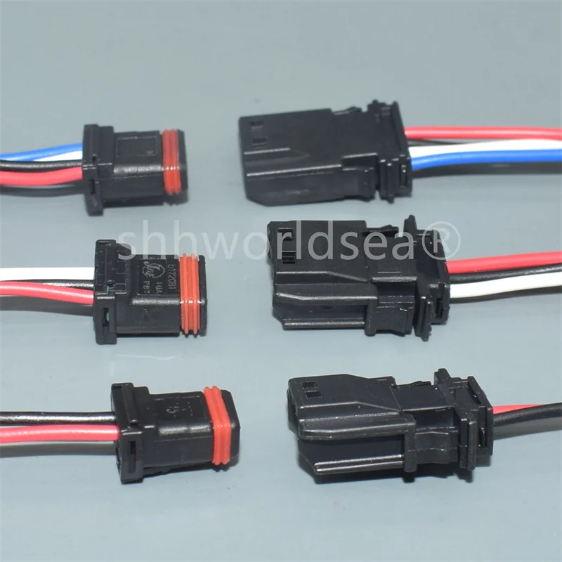 

1Set 2 3 4 Pin Auto Waterproof Connector Car Rearview Mirror Heating Wire Harness plug Socket MX19004S51 MX19002P51 MX19002S51