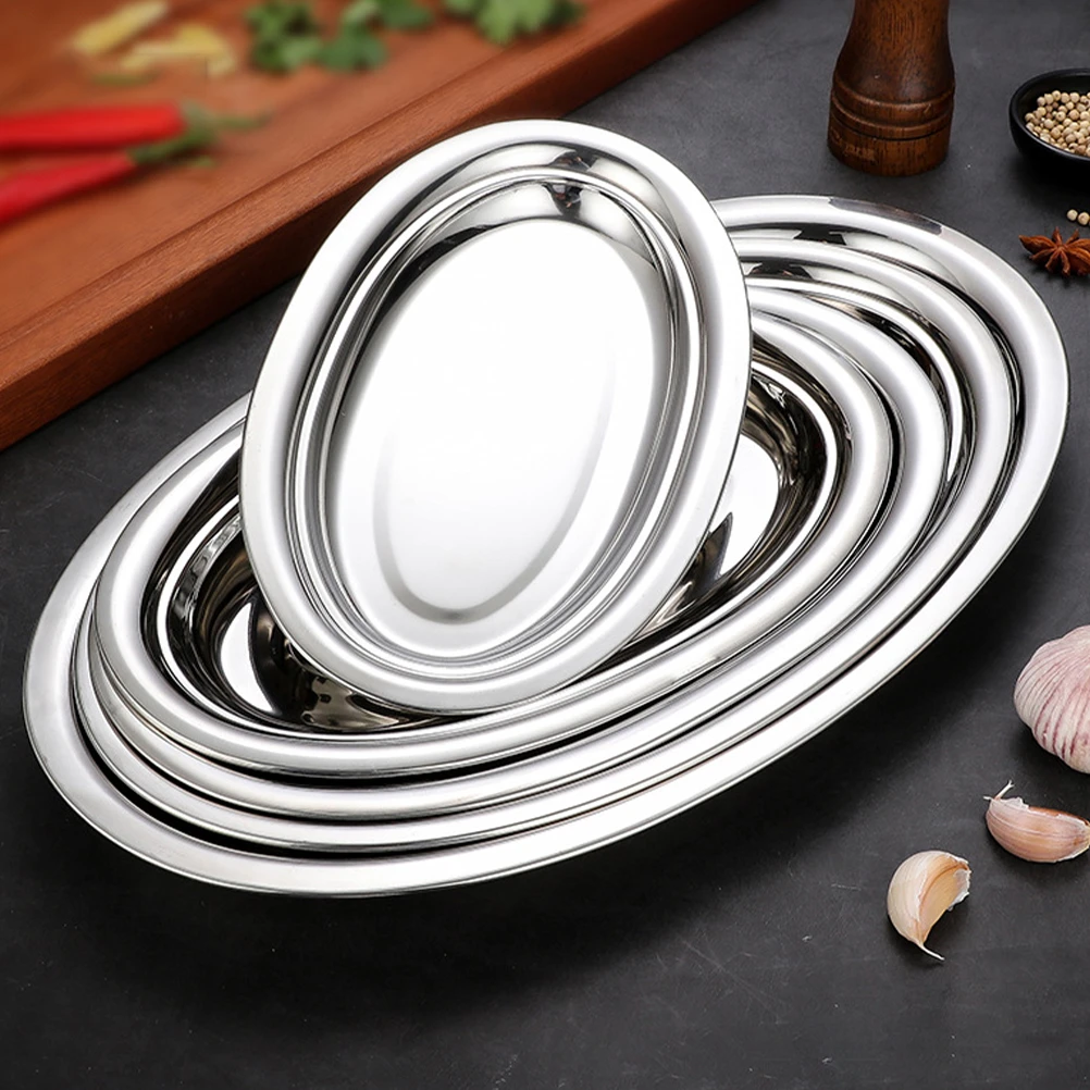 Stainless Steel Serving Platter Stainless Steel Dinner Platter