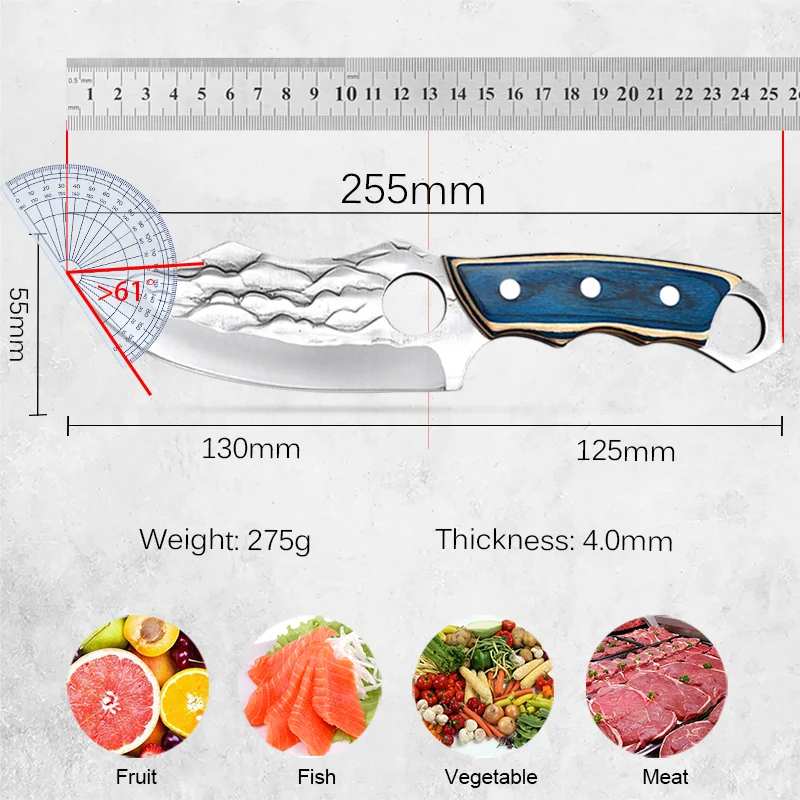 Outdoor Hunting Camping Knife Set Professional Boning Knife Camping Survival  Outdoor Sharp Military Knife Forged Kitchen Knife - AliExpress