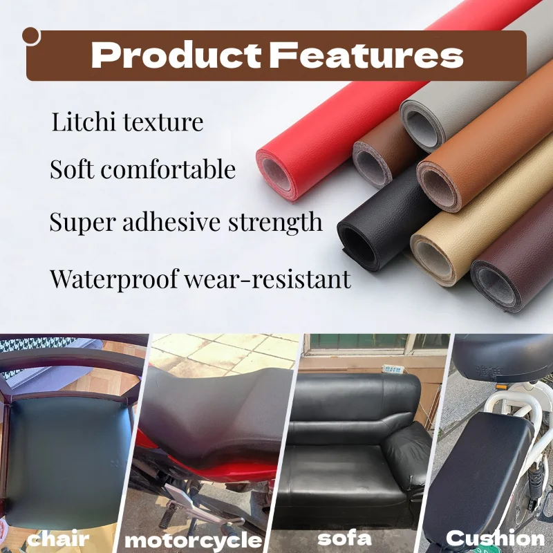 1pcs Leather Repair Sticker Self-adhesive Eco-leather Patches