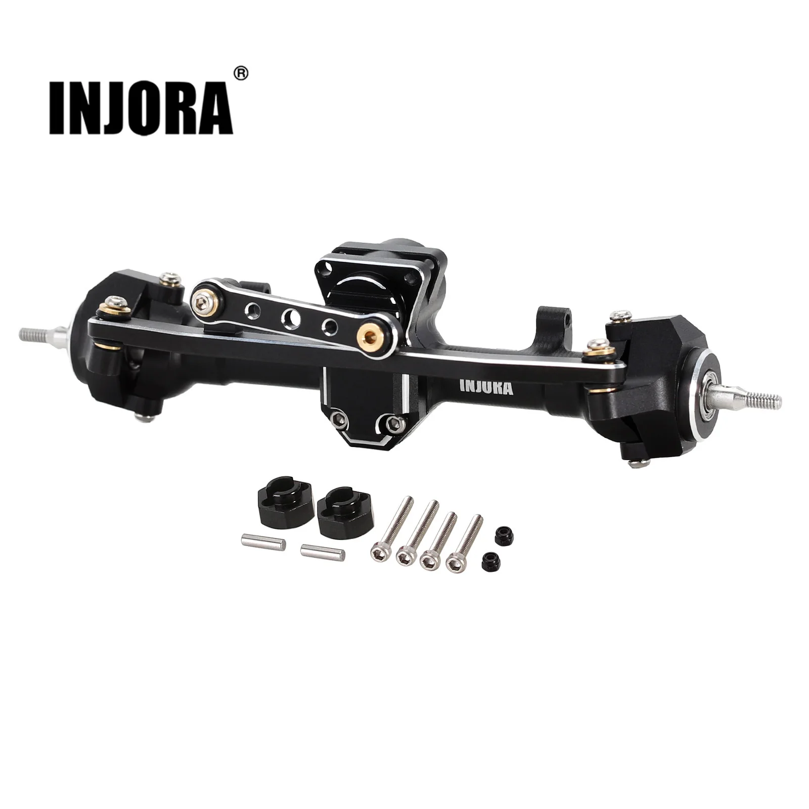 Heavy Brass SCX24 Portal Axle For 1/24 RC Crawler Axial SCX24 90081 C10 Jeep Gladiator Ford Bronco Front Rear Portal Axle Upgrade Parts Heavy Brass Scx24
