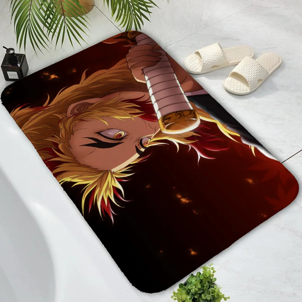 Foot Mat D-Demon Slayer Game Aesthetic Room Decoration Custom Home Carpets for Bedroom Carpet for Kitchen Customized Floor Mats 6