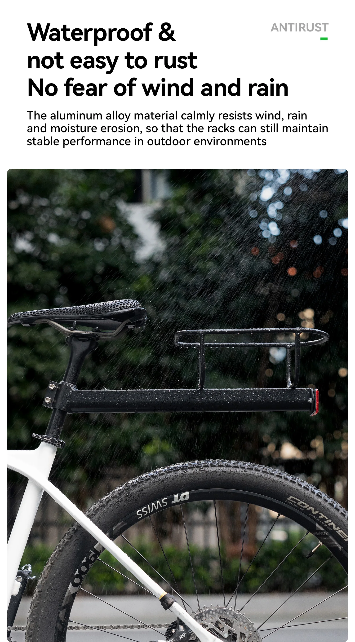 Side rack installation view