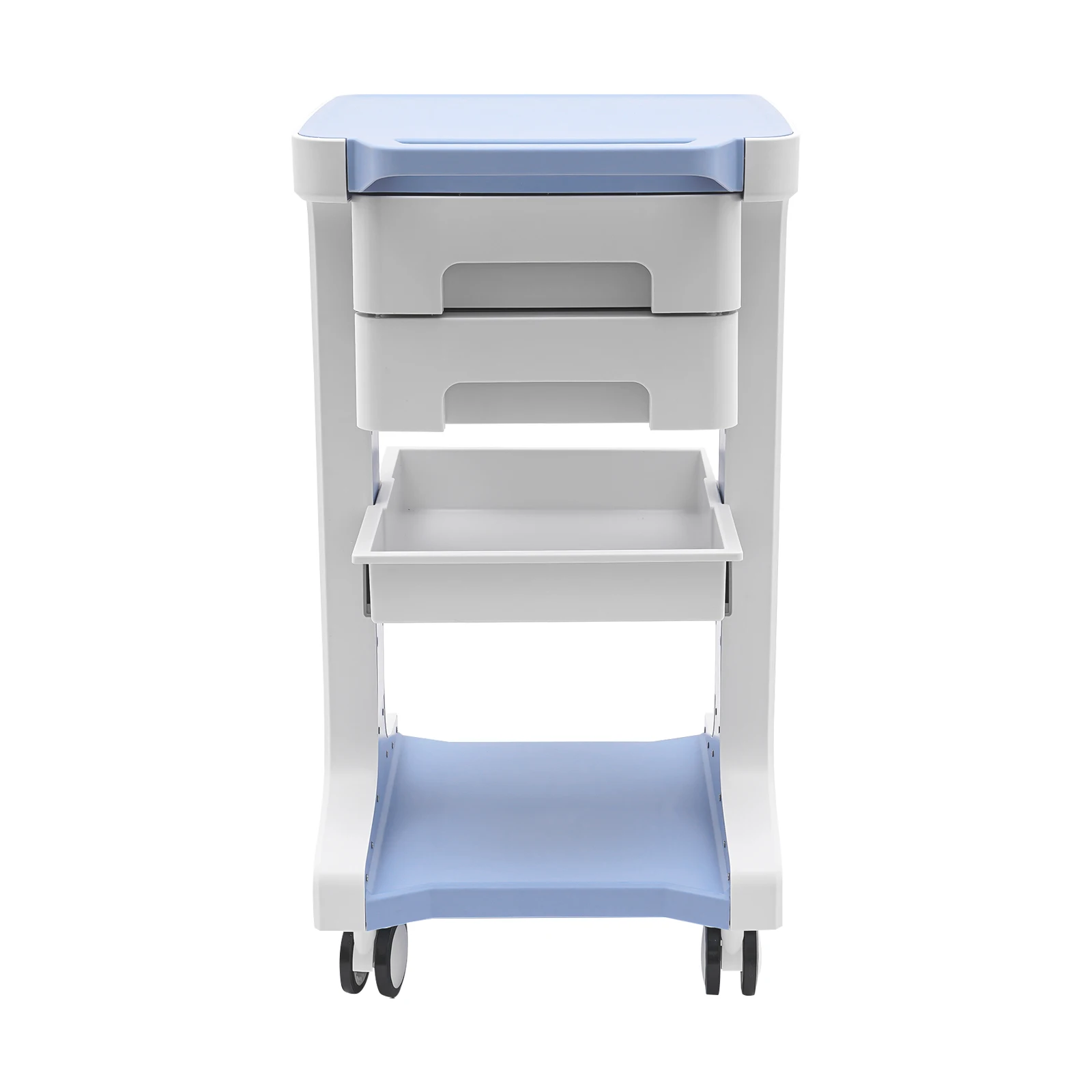 Medizinischer Mehrzweckwagen Verschleißfest 3 Ebenen ABS Hochwertiger Kosmetik-Instrumentenwagen Tragfähigkeit 50 kg für Medizinische Spas und Zuhause – Detail 15