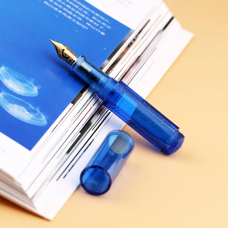 MAJOHN Second Generation Maru Color Transparent Starry Sky Pen Macaron Maillard Brown Mini Pocket Pen Adult Student Writing Pen 2