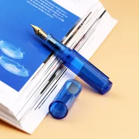MAJOHN Second Generation Maru Color Transparent Starry Sky Pen Macaron Maillard Brown Mini Pocket Pen Adult Student Writing Pen 2