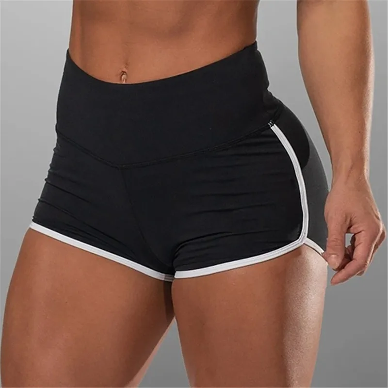 high waist shorts women exercise sexy hips push up sportswear quick drying running casual shorts tights skinny yoga pants black high waist shorts women exercise sexy hips push up sportswear quick drying running casual shorts tights skinny yoga pants black