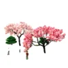 Scene model tree peach tree cherry tree micro-landscape garden rockery landscaping sand table DIY manual model material 5