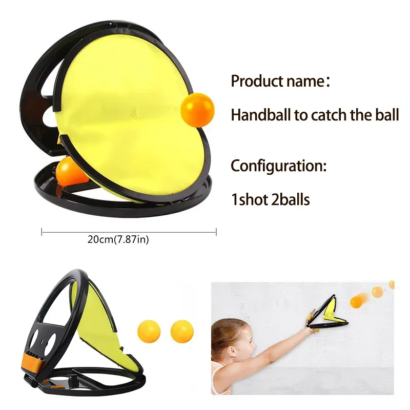 1PC Catch Ball Game for Adult Outdoor Indoor Funny Interaction Sensory Sport Training Hand Eye Coordination Outdoor Fitness