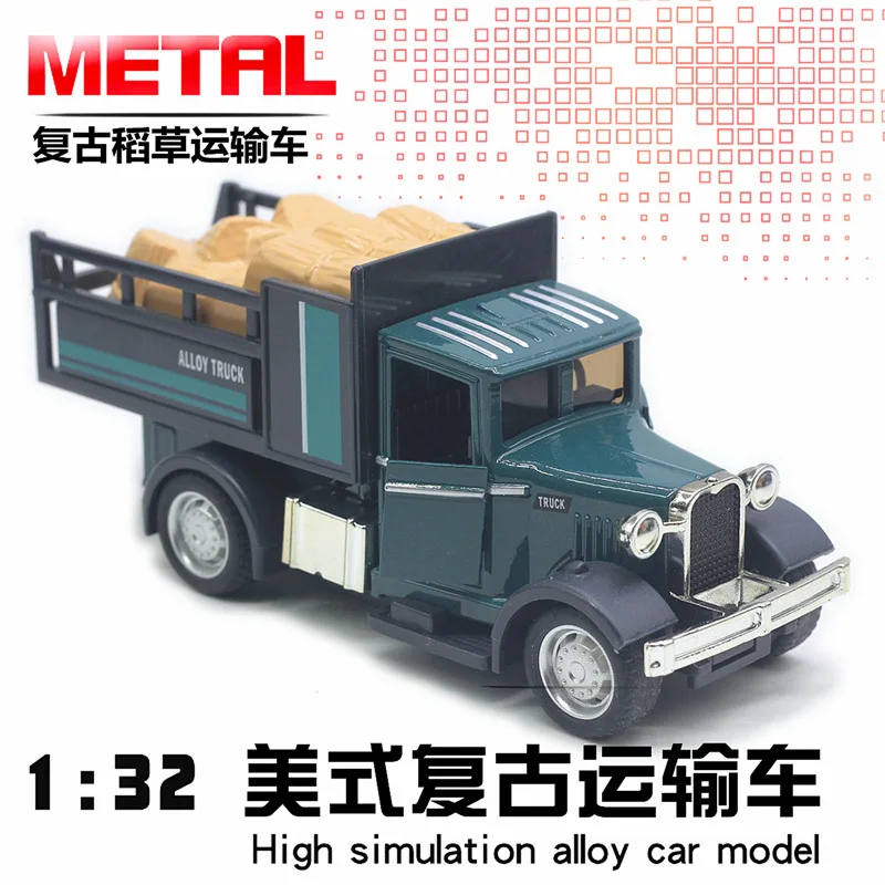 Alloy Classic Vintage American Retro Car with Sound and Light Effects Toy