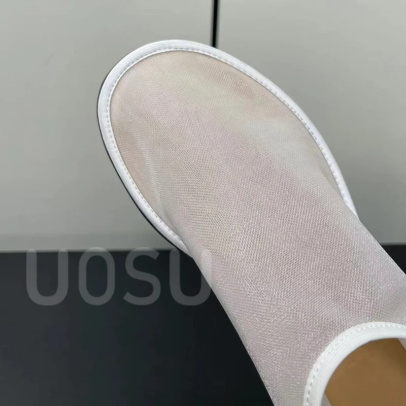 Designer Luxury Women's Flats Mesh Hollow Style Shallow Slip Ballet Shoes Breathable Comfortable Sheepskin Party Ladies Shoes