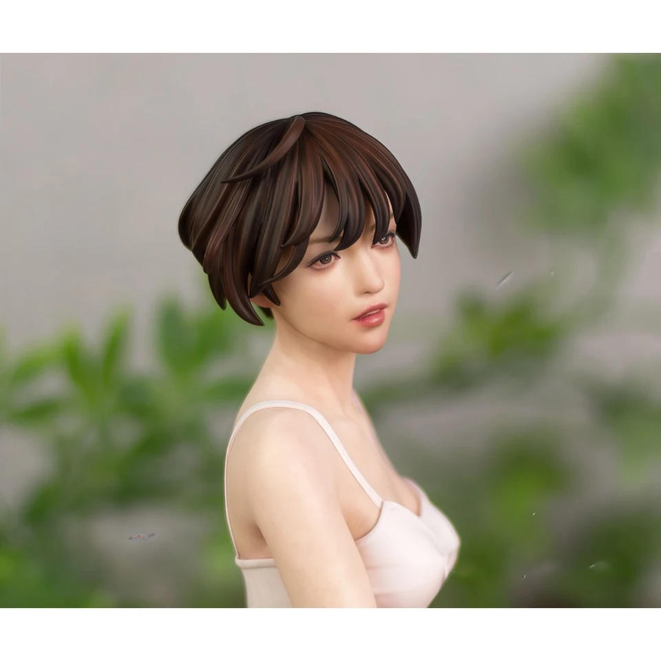 1/6 レジン製未塗装モデルキット、バスト美少女テーマ未組立・未塗装