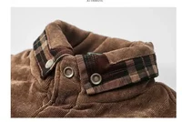 Camisas a cuadros para hombre, chaquetas de invierno, camisas cálidas de lana, abrigos de alta calidad para hombre, ropa de abrigo informal de negocios, camisas, chaquetas 4 4