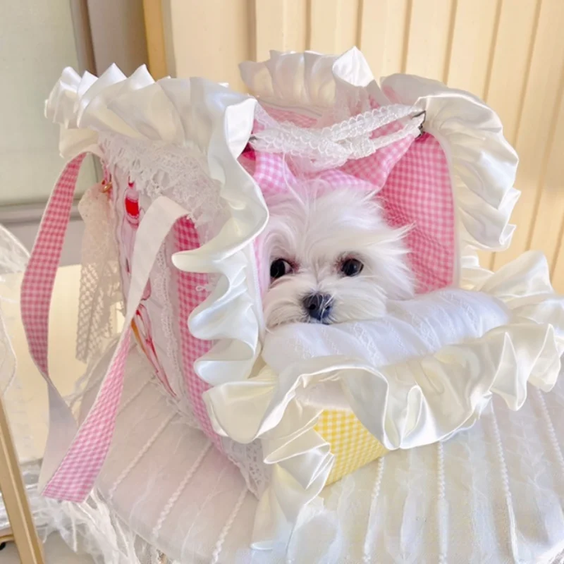 

Dog Carrier Bag Lightweight Marzis Yorkshire Bear Teddy Puppet Cat Bag Dog Backpack Dog Car Seat Cover for Samll Dog Chihuahua