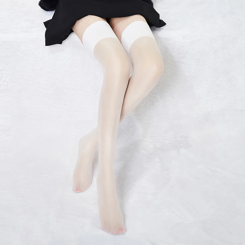 Candy Color Pink Glitter Knee-High Stockings – Sexy & Sweet Party Socks