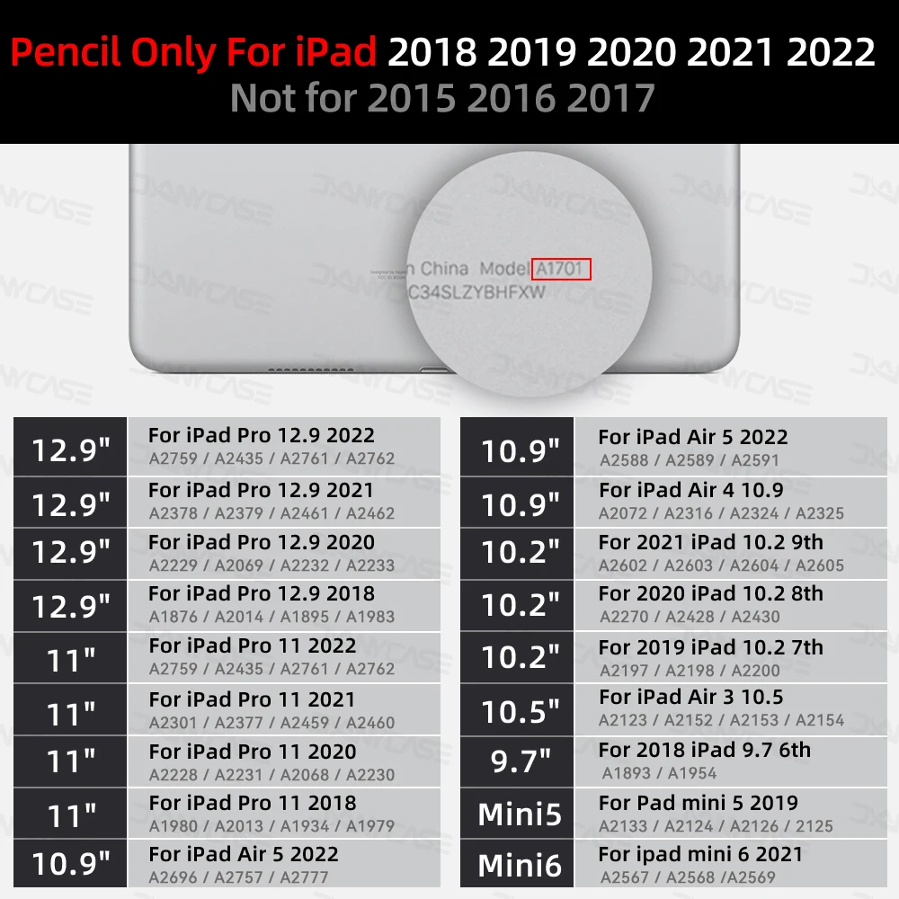 Lápis de Maçã com Rejeição da Palma Inclinação Caneta Stylus para Ipad Pro 11 129 ar Mini 20232023 1 - Imagem 2