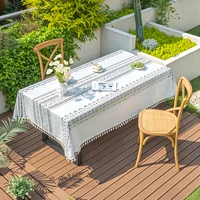 1pc, outdoor waterproof tablecloth, Bohemian 55 "*70" Table cloth, Outdoor Party, Camping 1