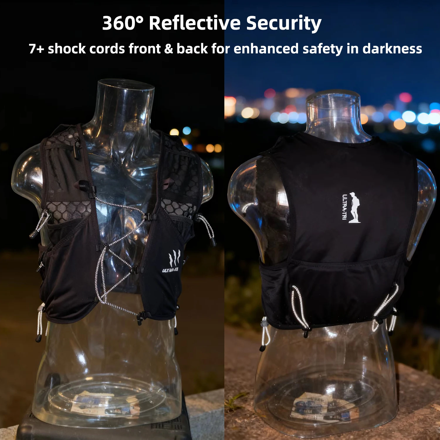 Enhanced Hydration Trail Running Backpack - Lightweight Race Training Vest, 8L Capacity