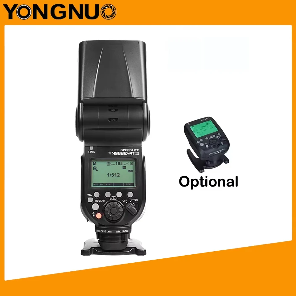 YONGNUO YN968EX-RT III LED 라이트 무선 플래시 스피드라이..